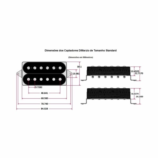 Captador DiMarzio - Evolution Neck (White) - DP158W - Imagem 2