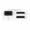 Captador DiMarzio Mirage F-spaced Bridge – DP434F (Satin Nickel) - Imagem 2