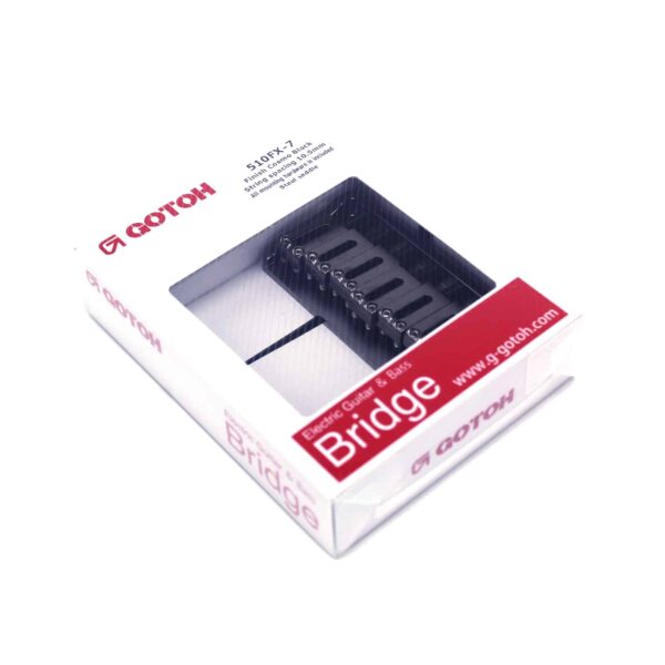 Ponte Gotoh Fixa 510FX-7 - 7 cordas - Cosmo Black (Preto Cosmo) - Imagem 3