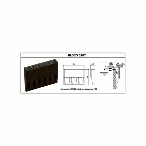 Ponte Gotoh Tremolo 510T-FE1 (Chrome) - Imagem 6