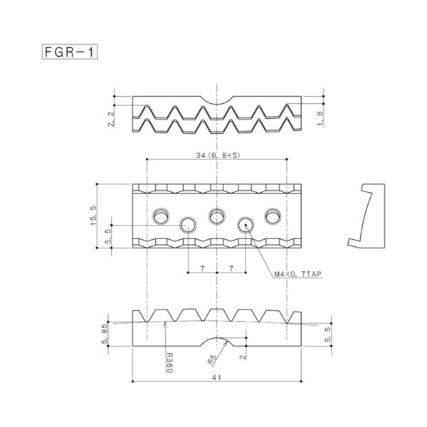 Ponte Gotoh Flutuante Ge1996t &FGR-1 (Bloco 33) - (Cosmo Black) - Imagem 8