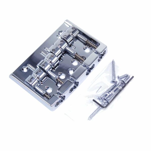 Ponte Gotoh 404SJ-4 (Pitch 19mm) - Baixo 4 cordas - Chrome (Cromado) - Imagem 2