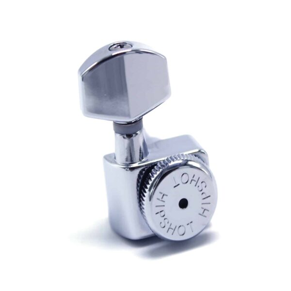 Tarraxas Hipshot Fender Directrofit Grip-Lock 6L Escalonada (Chrome) - Image 4