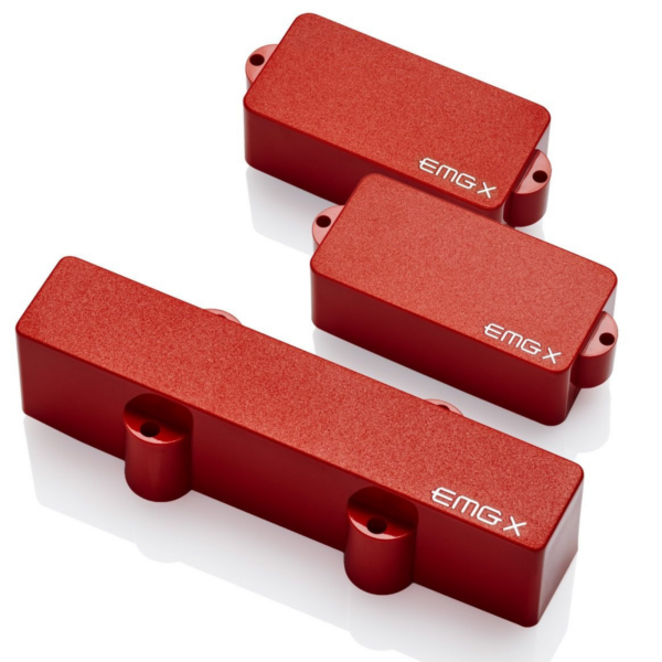 Set de Captadores EMG - Ativo - Frank Bello Signature X Series - 4 Cordas - (PAX/JCSX) - (Red) - Imagem 2