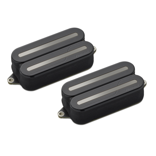 Set de Captadores Fishman Fluence Open Core - Modern Humbucker - 6 cordas (Black) Bk Nickel Blades
