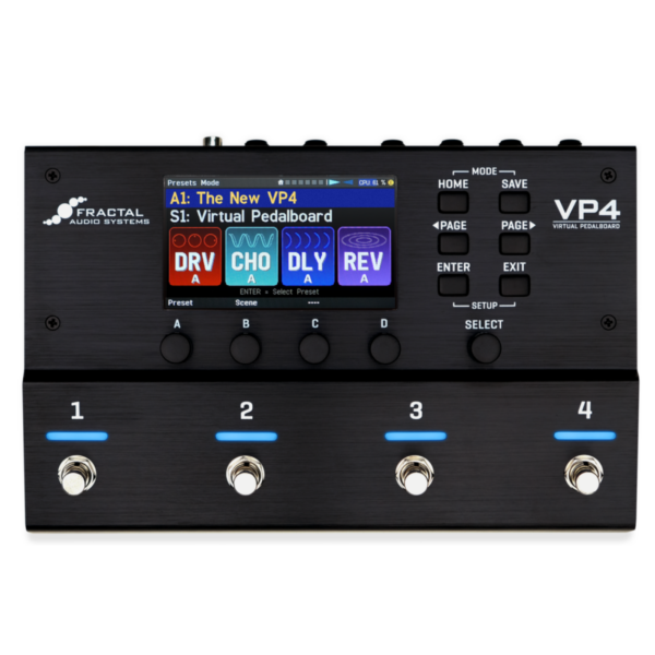 Pedaleira Fractal Audio VP4 Multi Efeitos Compacto