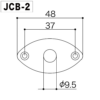 Jack Plate - JCB-2CKS (Cosmo Black) - Bulk - Imagem 2