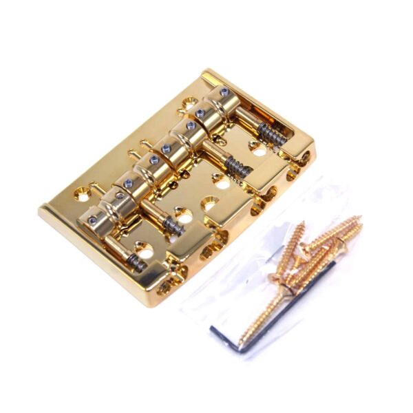 Ponte Gotoh 404SJ-4 (Pitch 19mm) - Baixo 4 cordas - Gold (Dourado) - Imagem 2