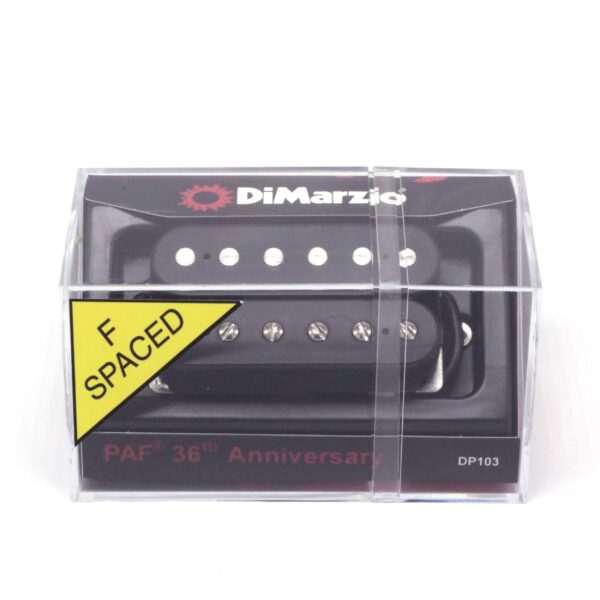 Captador DiMarzio - PAF 36th Anniv. F-Spaced Neck (Black) - DP103FBK - Imagem 2
