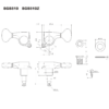Tarraxas Gotoh SGS510Z - TL5 - L3+R3 (STANDARD) - Gold - Imagem 5